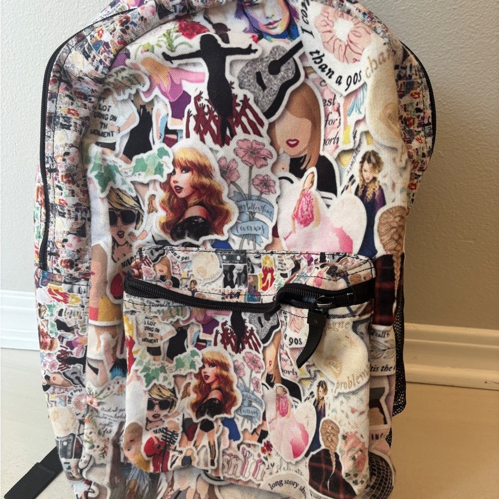 Taylor Swift Multicolor Kids Backpack